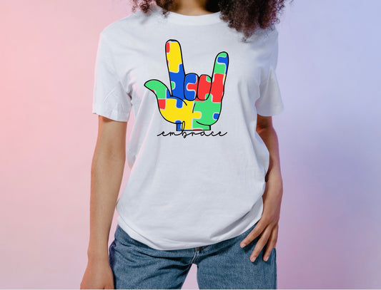 Autism LOVE Tshirt /  Awareness shirts