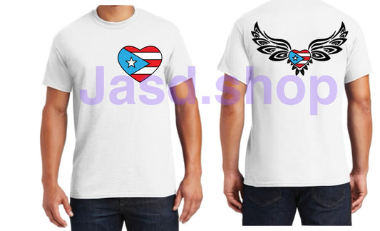 Puerto Rico Wings and Heart / t-shirt