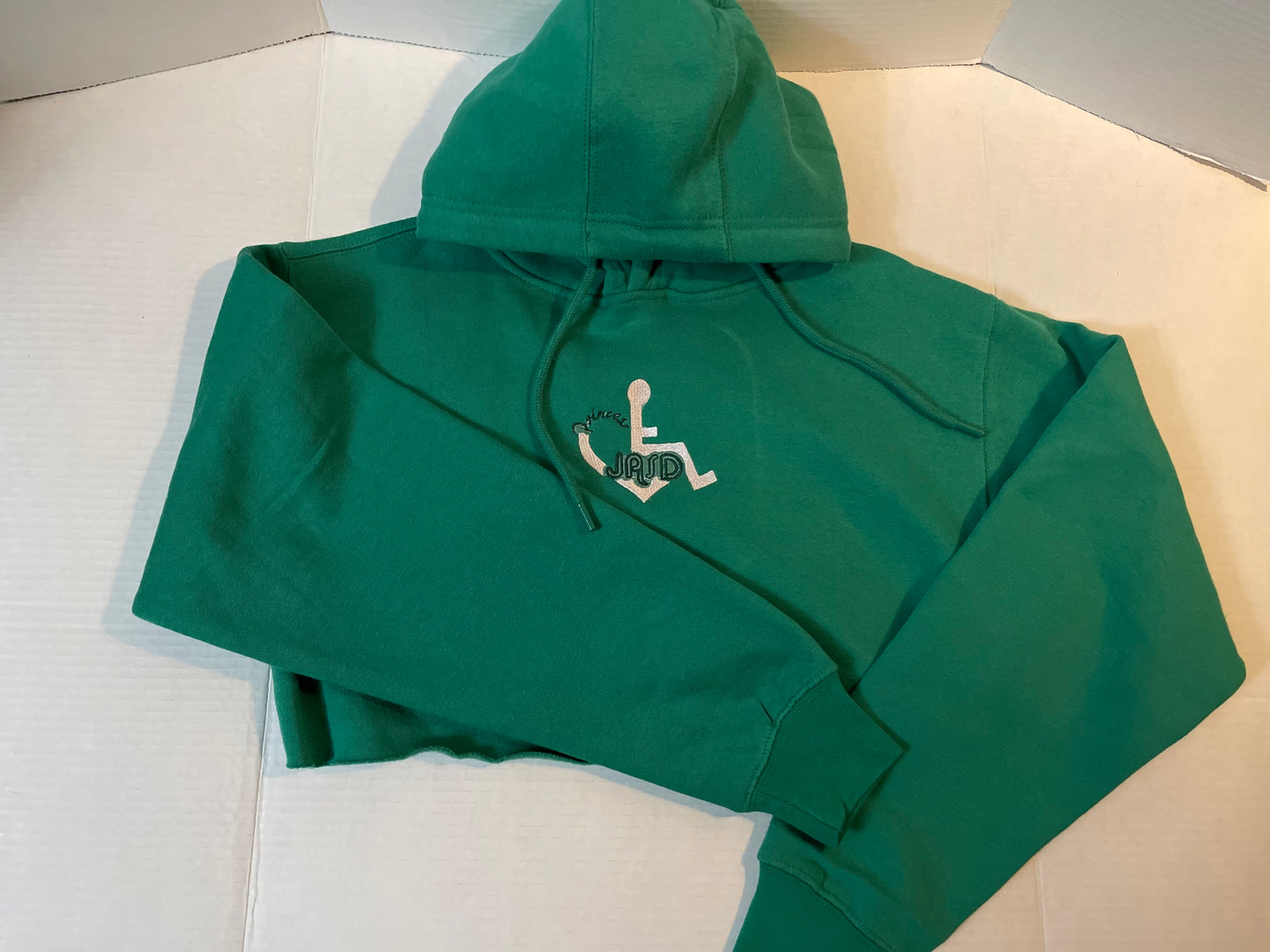 JASD / Cropped Hoodie / Embroidery
